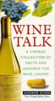 Cover of: Wine Talk by Andrew Jones