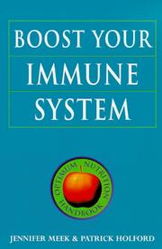 Cover of: Boost Your Immune System (Optimum Nutrition Handbook)