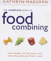 Cover of: The Complete Book of Food Combining by Kathryn Marsden
