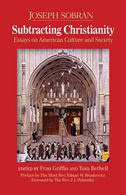 Cover of: Subtracting Christianity: Essays on American Culture and Society