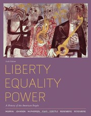 Cover of: Liberty, equality, power by John M. Murrin