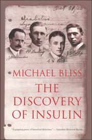 Cover of: The Discovery of Insulin by Michael Bliss