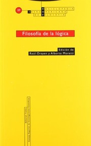 Cover of: Filosofía de la lógica