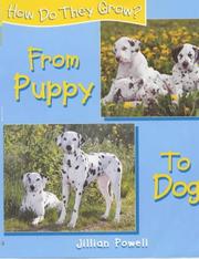 Cover of: From Puppy to Dog (How Do They Grow?)