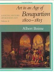 Cover of: A Social History of Modern Art, Volume 2 by Albert Boime