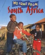 We come from South Africa by Alison Brownlie, Ali Brownlie Bojang