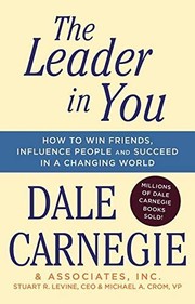 Cover of: Leader in You by Dale Carnegie