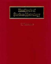 Cover of: Handbook of surface metrology | D. J. Whitehouse
