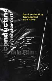Semiconducting transparent thin films by Hans Hartnagel