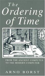 Cover of: The Ordering of Time | Arno Borst