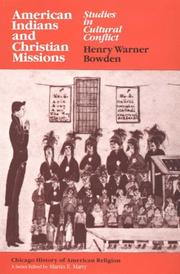 Cover of: American Indians and Christian Missions