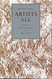 Cover of: Artists all: creativity, the university, and the world