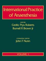 Cover of: International practice of anaesthesia