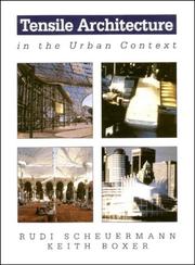 Cover of: Tensile architecture in the urban context