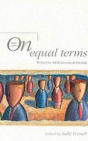Cover of: On Equal Terms: Working with Disabled People
