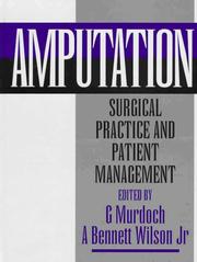 Cover of: Amputation by George Murdoch