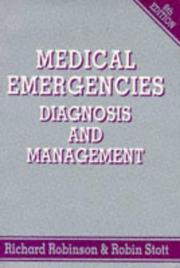 Cover of: Medical emergencies, diagnosis, and management