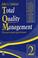 Cover of: Total quality management
