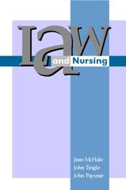 Cover of: Law and nursing by Jean V. McHale