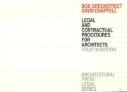 Legal and contractual procedures for architects by Bob Greenstreet