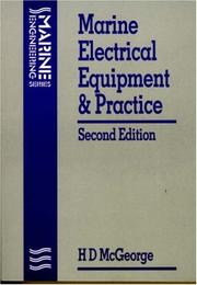 Marine electrical equipment and practice by McGeorge, H. D.