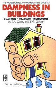 Cover of: Dampness in buildings: diagnosis, treatment, instruments