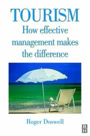 Cover of: Tourism: how effective management makes the difference