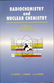 Cover of: Radiochemistry and nuclear chemistry