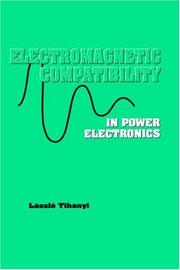 Cover of: EMC in Power Electronics