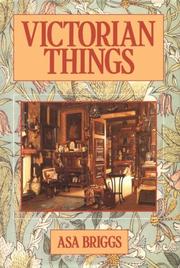 Cover of: Victorian things