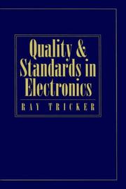 Cover of: Quality and standards in electronics