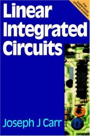 Cover of: Linear integrated circuits