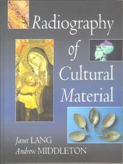 Cover of: Radiography of cultural material