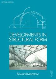 Cover of: Developments in structural form