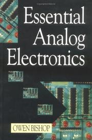 Cover of: Essential analog electronics