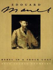 Cover of: Edouard Manet by Beth Archer Brombert
