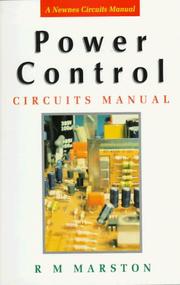 Cover of: Power control circuits manual by Raymond Michael Marston