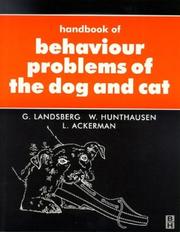 Cover of: Handbook of behaviour problems of the dog and cat