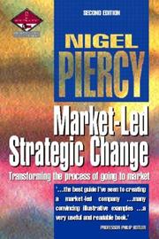 Cover of: Market-Led Strategic Change by Nigel Piercy