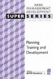 Cover of: Planning, training, and development by Alison Allenby