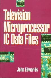 Cover of: Television microprocessor IC data files