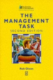 Cover of: The management task