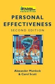 Cover of: Personal effectiveness
