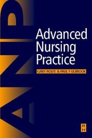 Cover of: Advanced nursing practice