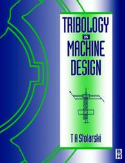 Cover of: Tribology in Machine Design