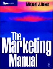 Cover of: The marketing manual