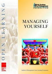 Cover of: Managing yourself: manage people certificate S/NVQ level 4