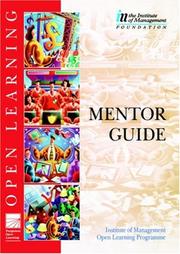 Cover of: Mentor Guide (Institute of Management Open Learning Programme)