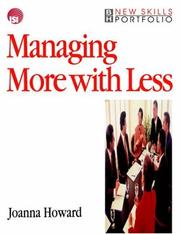 Cover of: Managing more with less