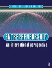 Cover of: Entrepreneurship: an international perspective